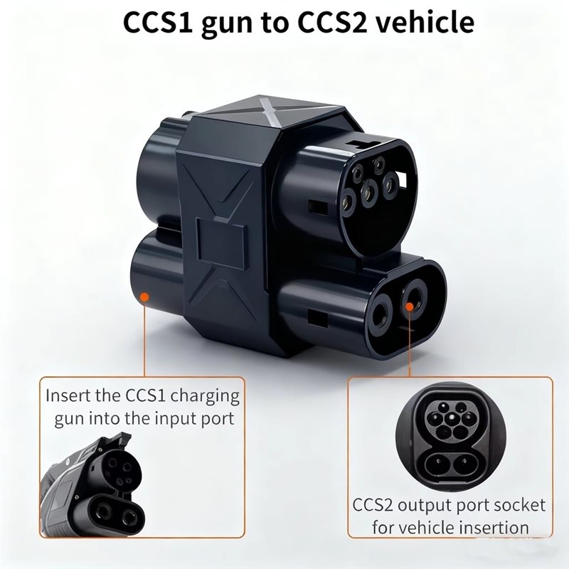 CCS1에서 CCS2로 고속 충전 어댑터 250A 25 - Ccs2 To Ccs1 Fast Charge Adapter 250Kw 리뷰 및 가격
