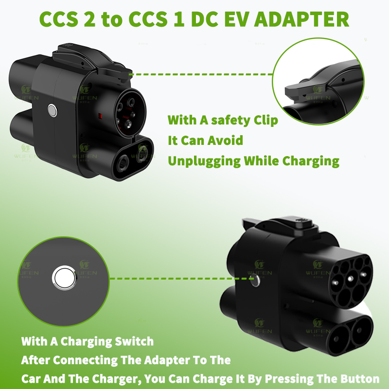 WUFEN CCS2 to CCS1 250A 어댑터, C - Ccs2 To Ccs1 Fast Charge Adapter 250Kw 리뷰 및 가격