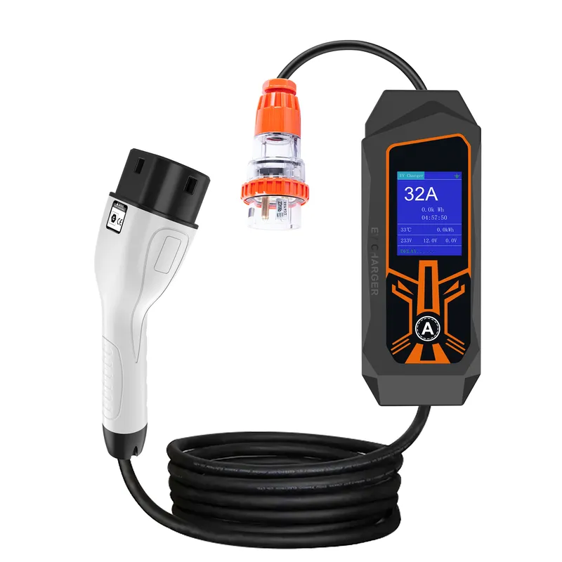 AP01 휴대용 전기차 충전기 32A 7kW 타입 2  - Portable Ev Charger 32A Type 2 Cee Plug 리뷰 및 가격