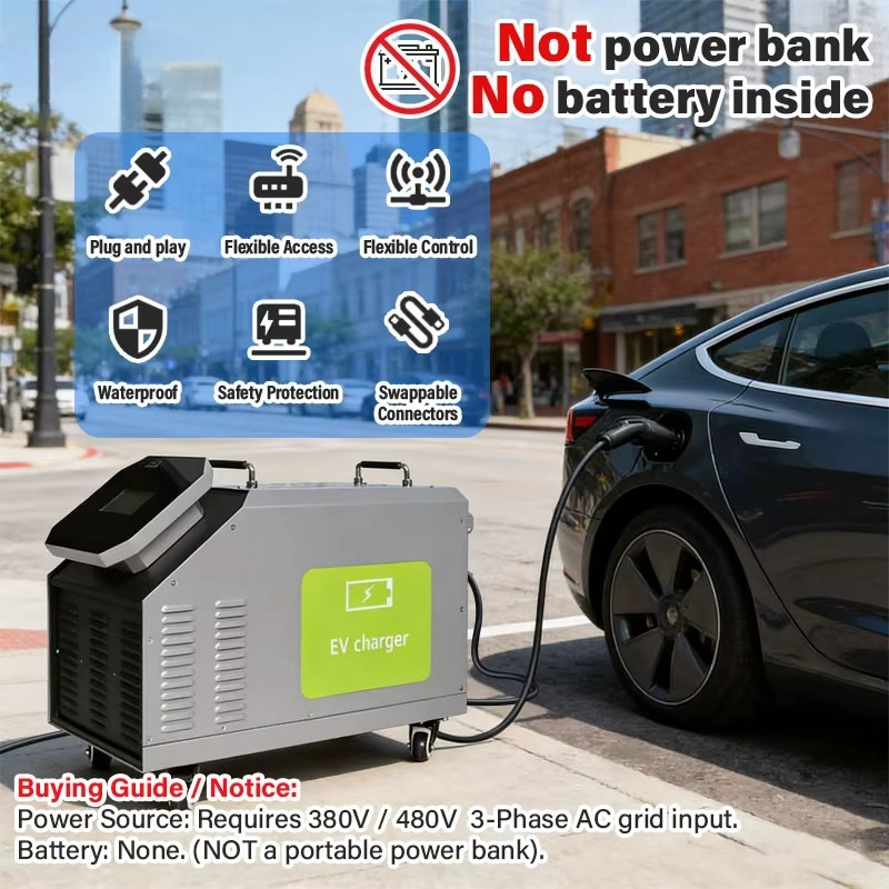 480V 3상 AC 전원 입력 7kW 20kW 30kW - Portable Dc Fast Charger 20Kw Ccs2 리뷰 및 가격